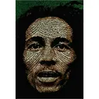 Алмазная живопись, портрет Боба Марли, 5d полное квадратноеКруглое сверло, ямайский регги, музыкальный певец, украшение для дома