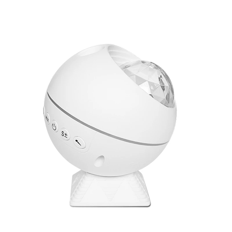 

LED Water Ripple Star Projection Lamp with USB Cable Voice Control Star Projection Lamp Mini Spherical Starry Sky Light