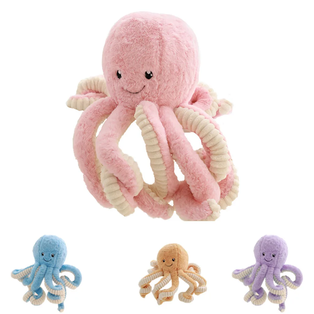 

Hot Sale 18 Cm Lovely Simulation Octopus Pendant Plush Stuffed Toy Soft Animal Home Accessories Cute Doll Children Gifts