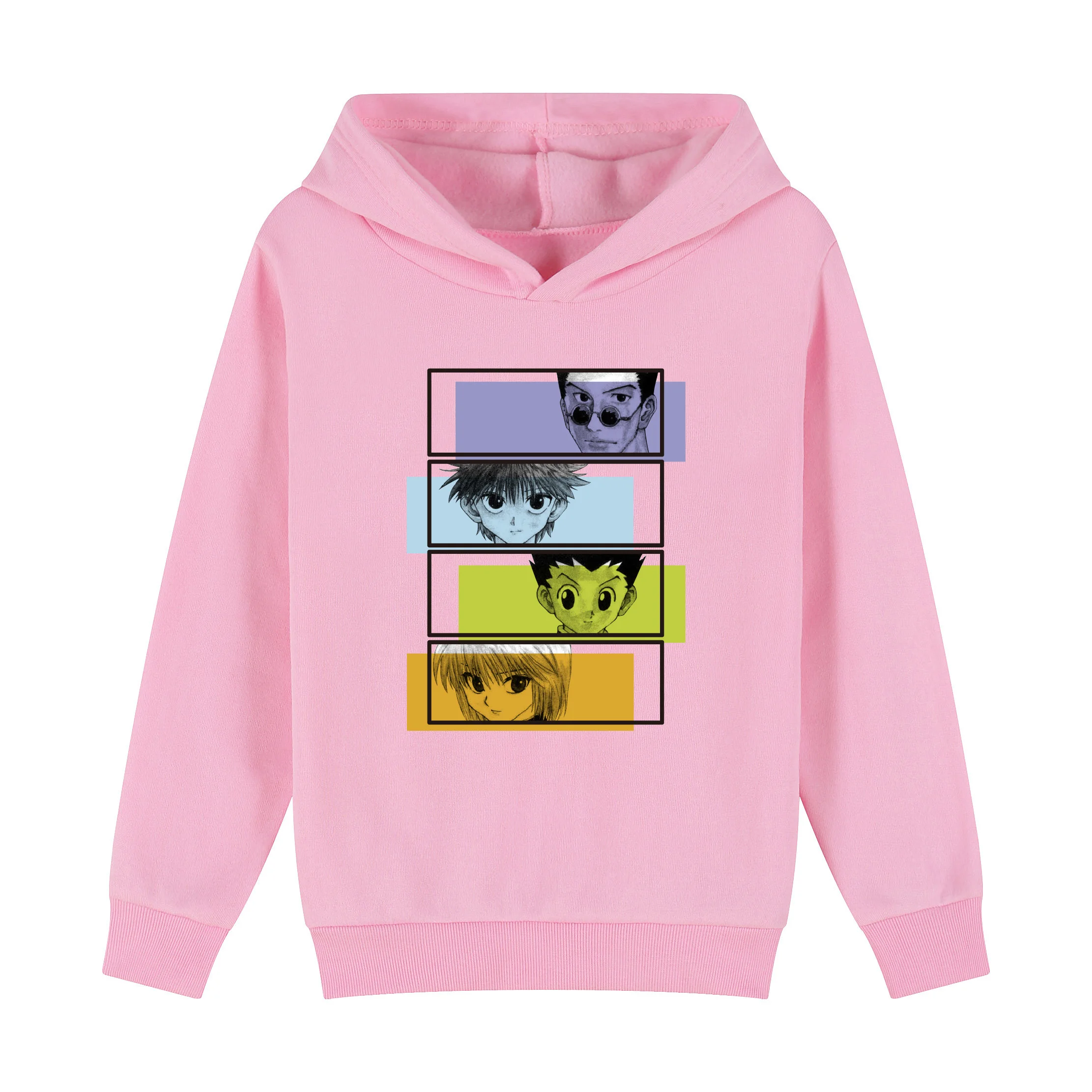 

Japanese Cartoon Popular Anime Comics Figure Print Clothes Girl Pattern Fashion Hoodies Costume Boys Tops Kid Children Clothing