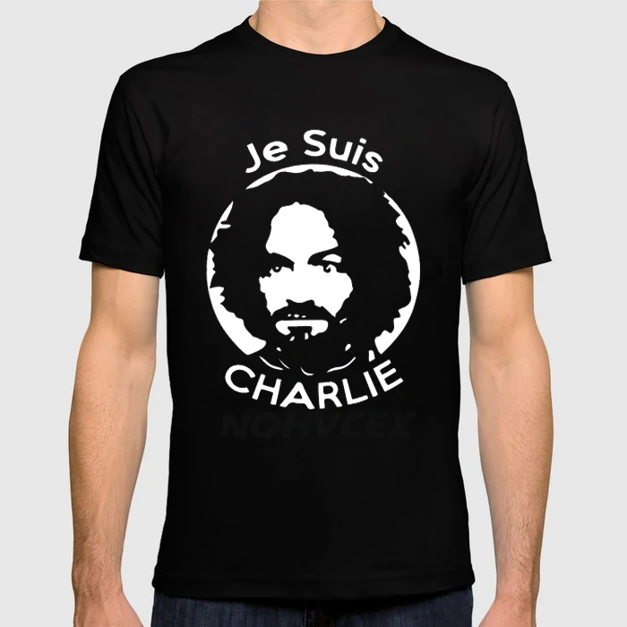 Новые nigikala футболки с коротким рукавом Charles Manson повседневные мужские стильные