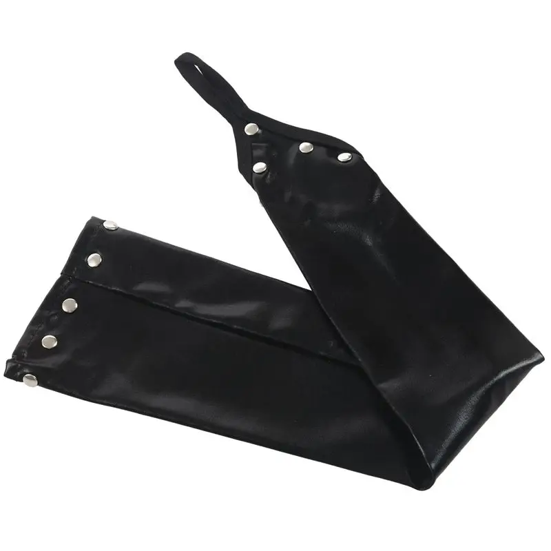 1 пара Glam Arm Warmer Goth Wet Look блестящие металлические перчатки без пальцев Клубная