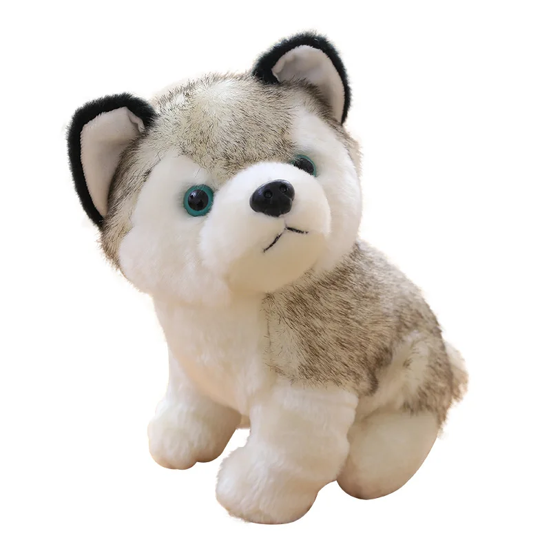 1 шт. Милая симуляция Хаски далматинская собака плюшевые игрушки кавайный щенок