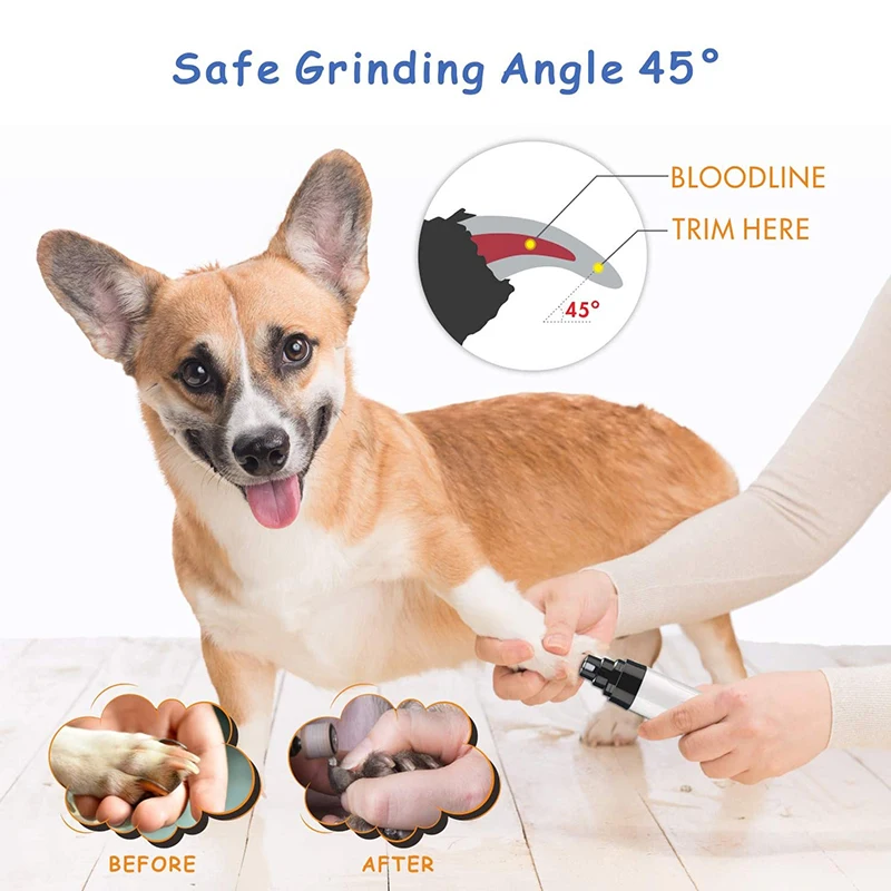 Машинка для стрижки собак и домашних животных кошек гвоздей машинка USB триммер