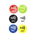 Метки NFC, 6 шт., металлические наклейки Ntag213, клейкая этикетка для телефона, металлическая Метка RFID G2AC