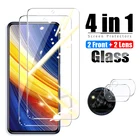 Защитное стекло для Xiaomi Poco X3 Pro X3 NFC, закаленное стекло для Xiaomi Poco F2 F3 X3 GT M2 M3 Pro C3 C31, пленка для объектива камеры