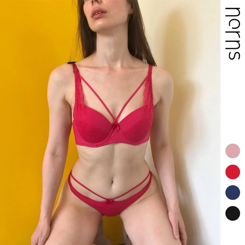 Новый женский сексуальный комплект нижнего белья Norns кружевной с бюстгальтером
