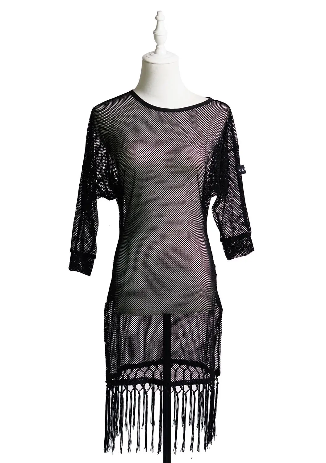 

G3018 latin ballroom dance professional semi transparent design dress(Note: only dress included)