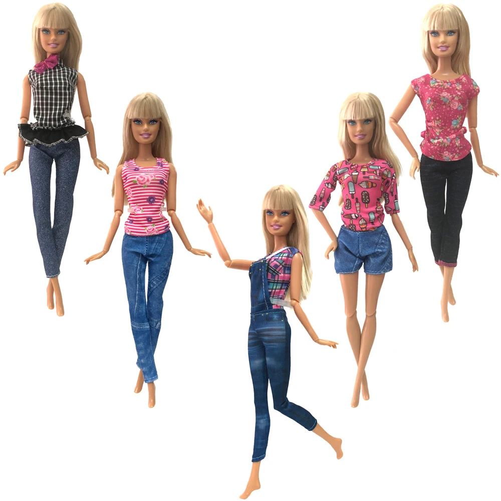 NK Новинка 5 шт. супер модельное платье для куклы красивая одежда модная