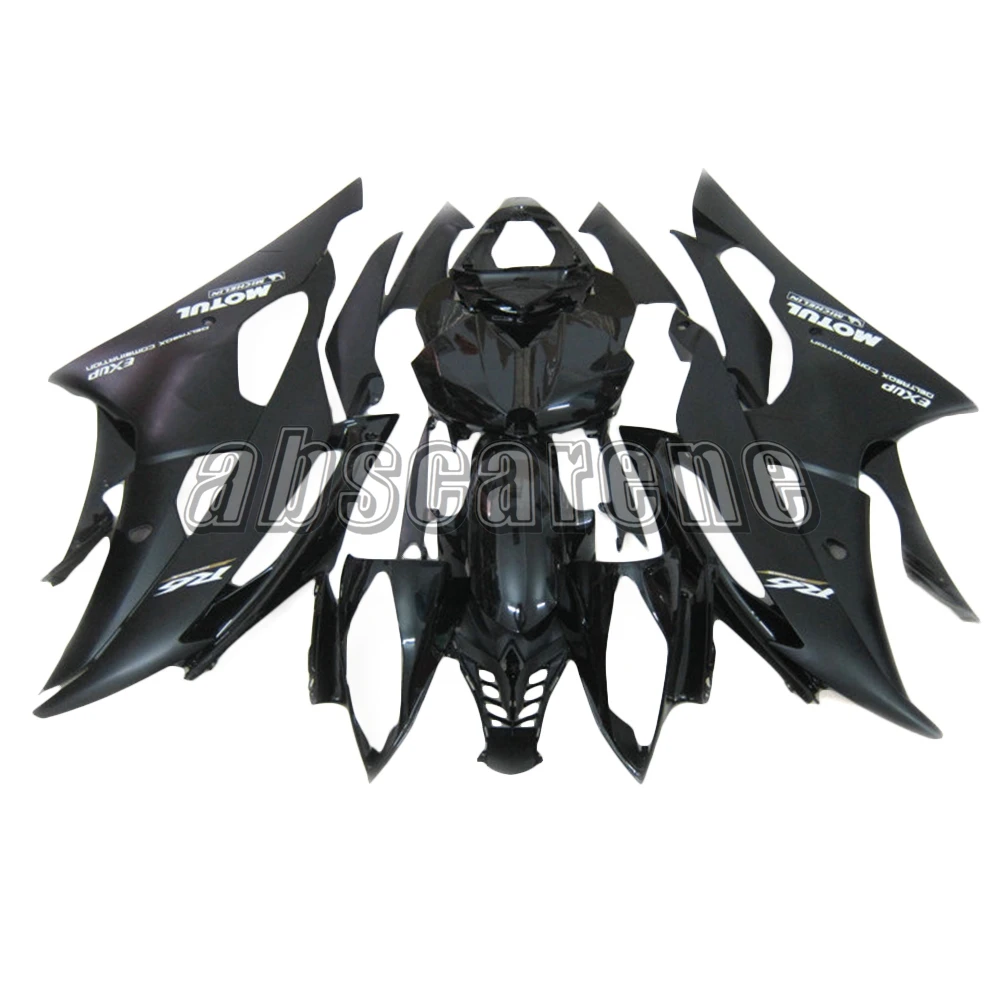 Full Fairings for Yamaha YZF-600 R6 2008 - 2016 2009 2010 2011 2012 2013 2014 2015 Injection ABS Plastic Black Panels | Автомобили и