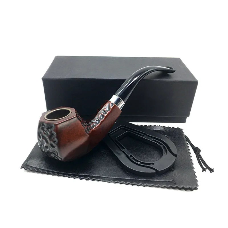 Новая Коричневая угловая форма стиль бакелитовая трубка курительная табачная