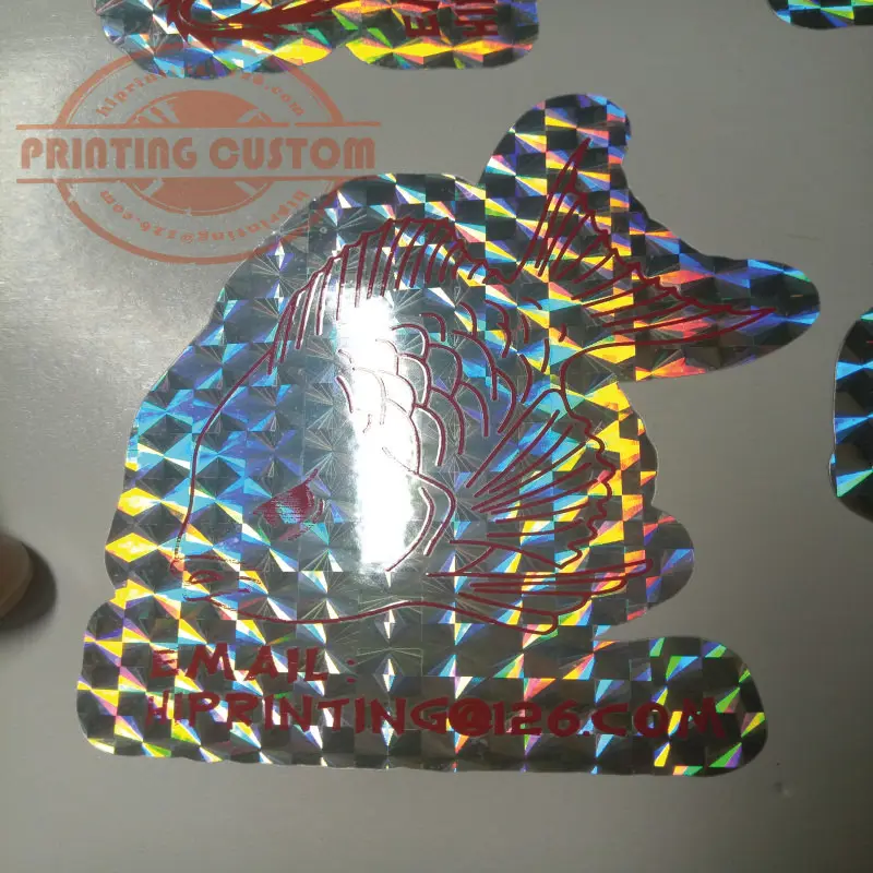 2x2 дюйма белая виниловая наклейка печать на заказ/kiss cut sticker