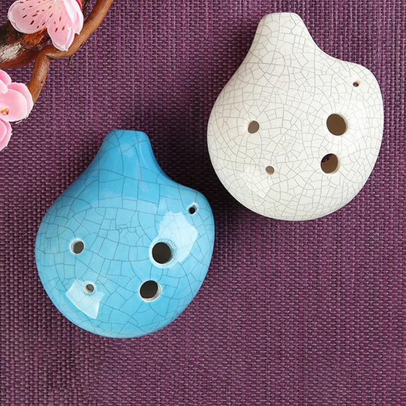 Harmony 6 Holes Soprano C Ceramic Ocarina - Dexterous Easy to Learn Good for Beginner & Great Gift Crack | Спорт и развлечения