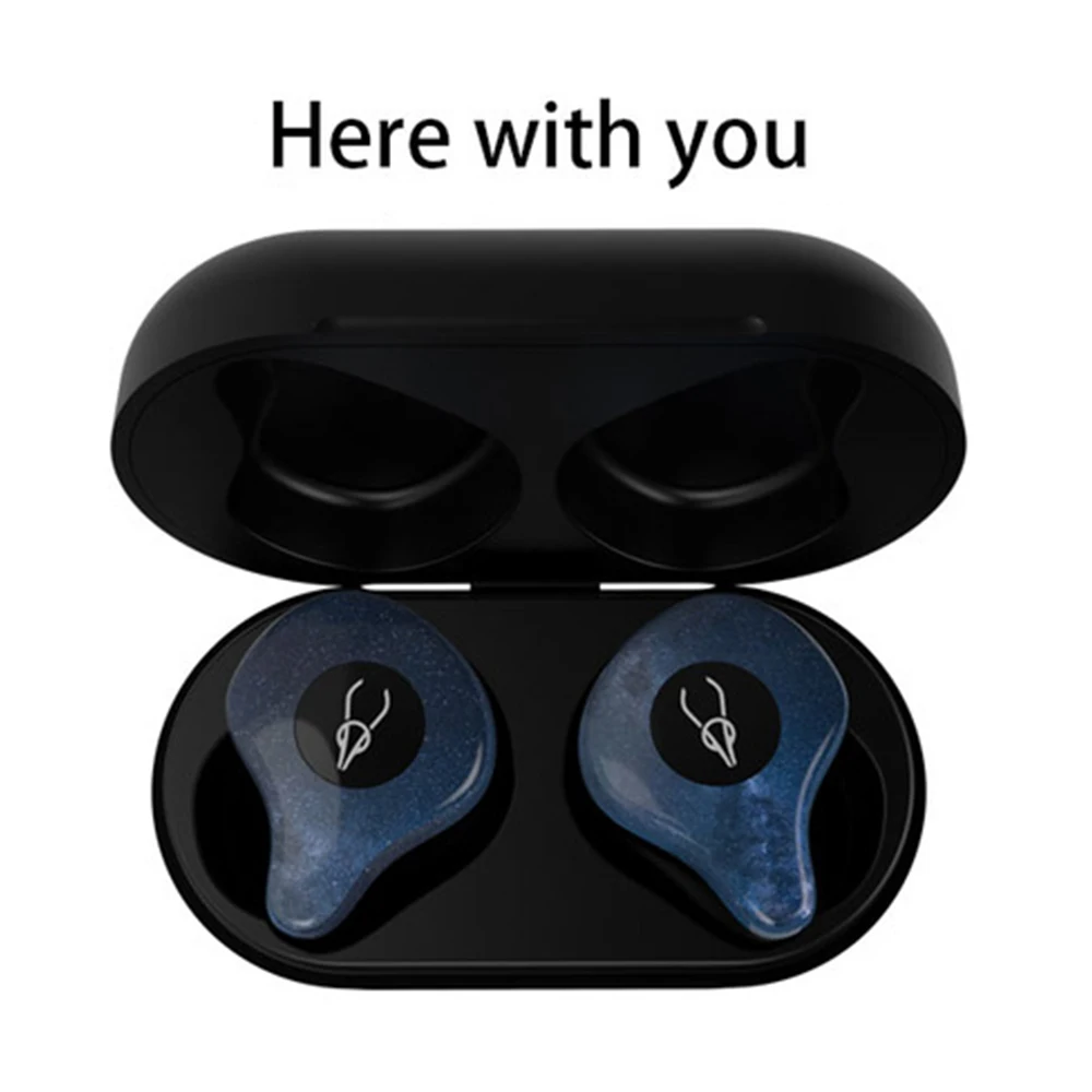 Sabbat x12 pro стерео Bluetooth наушники Мини Портативный беспроводной гарнитура Handfree микрофон с зарядным устройством - Цвет: Here with you