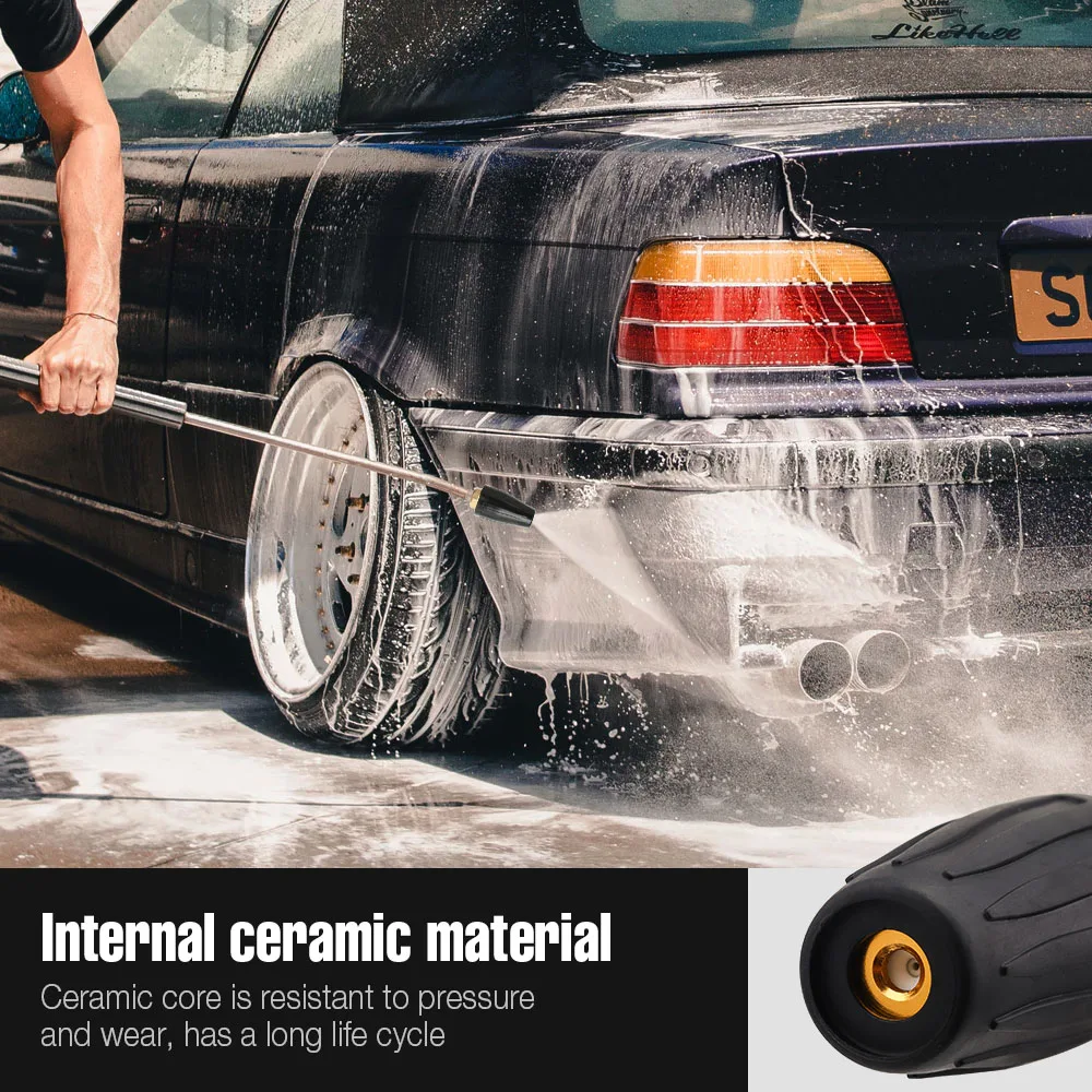 1/4 &quotВращающийся спрей турбо сопло высокого давления мощность шайба 360 градусов