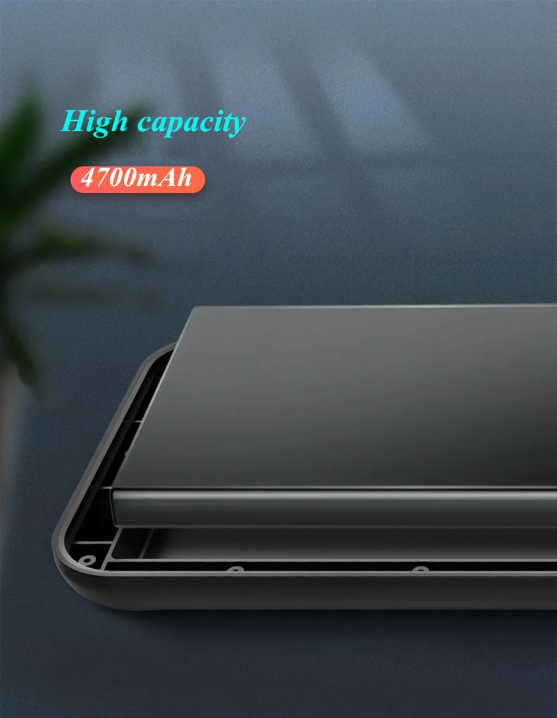 Портативный Банк питания 4700mAh внешний аккумулятор зарядное устройство чехол для huawei Honor 20 Pro резервного копирования зарядный чехол для huawei Honor 20