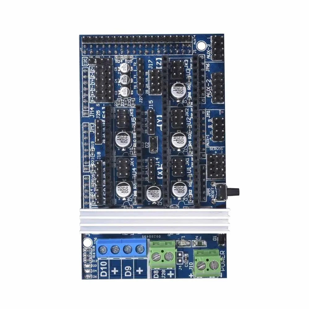 Aokin Ramps 1.6 Expansion Control Panel with Heatsink Upgraded 1.4/1.5 for arduino 3D Printer Board | Компьютеры и офис