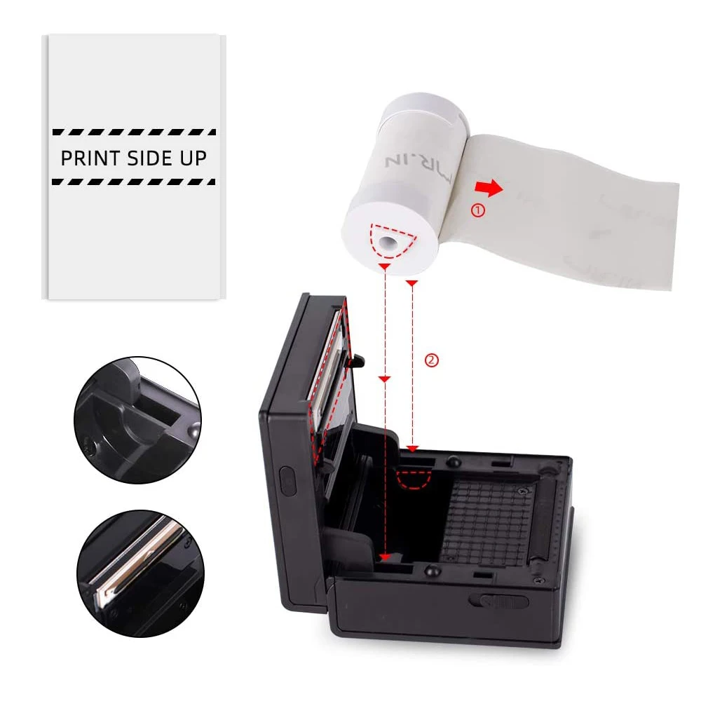 Термобумага Phomemo автоклейкая бумага этикетка для принтера M02/M02S/M02Pro бумажная