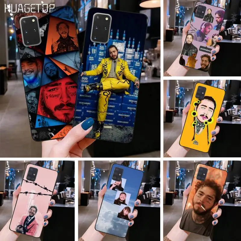 HUAGETOP Post Malone мягкий чехол для телефона на заказ Samsung S20 plus Ultra S6 S7 edge S8 S9 S10 5G lite 2020 |