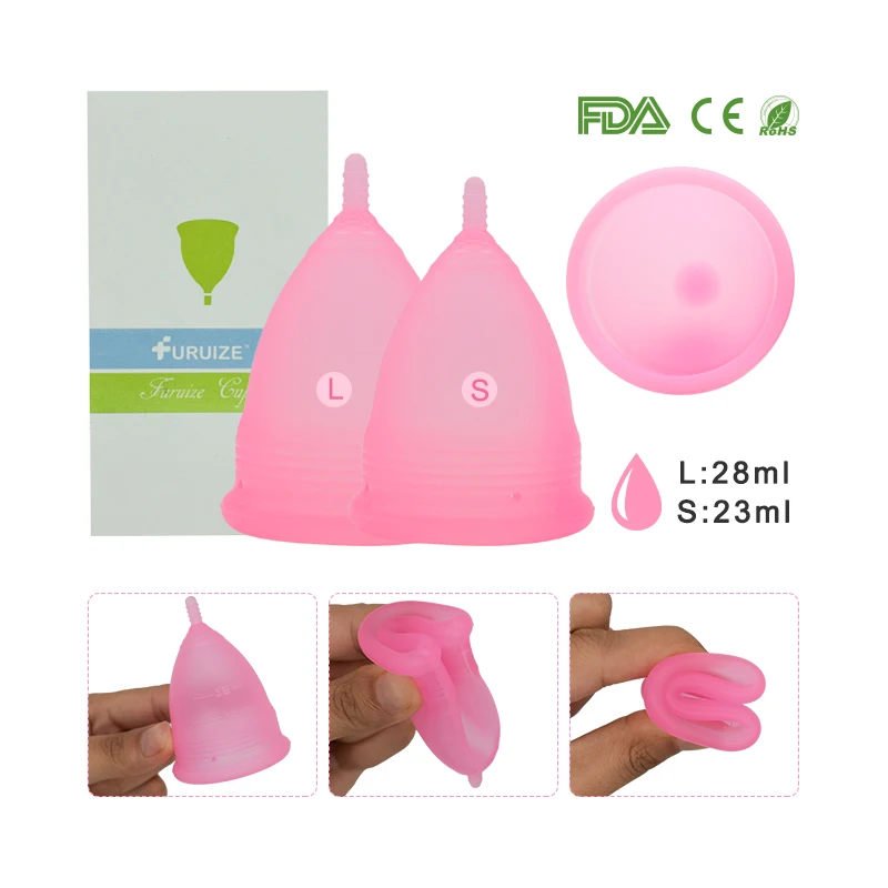 Женская чаша многоразовая гигиеническая чашка 100% медицинская силиконовая