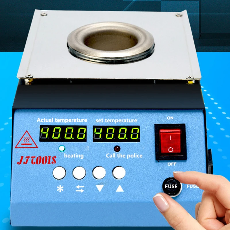 

Constant Temperature Control Lead-free Tin furnace Titanium Alloy Intelligent Environmental Protection Double Digital Display