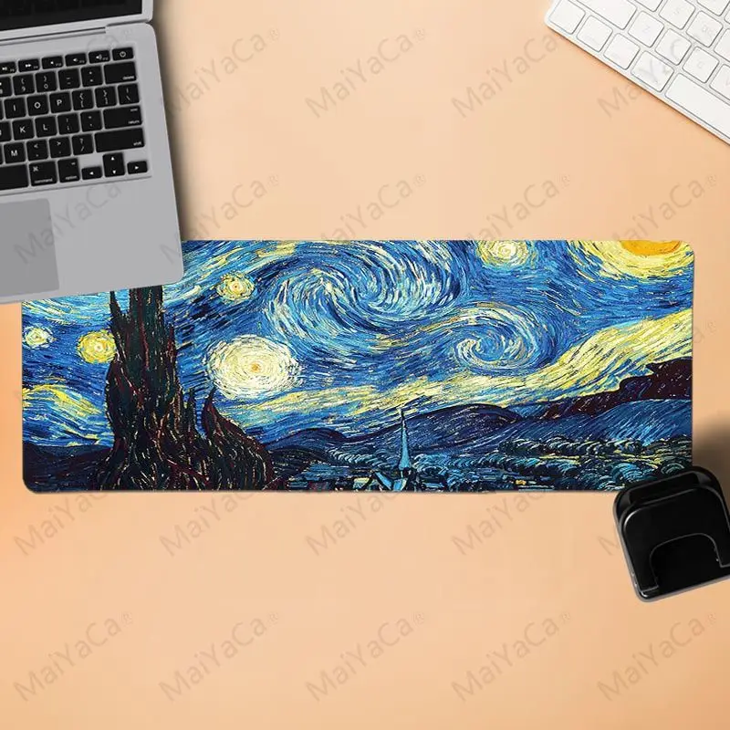 

MaiYaCa Van Gogh Computer Gaming Mousemats Comfort Mouse Mat Gaming Mousepad
