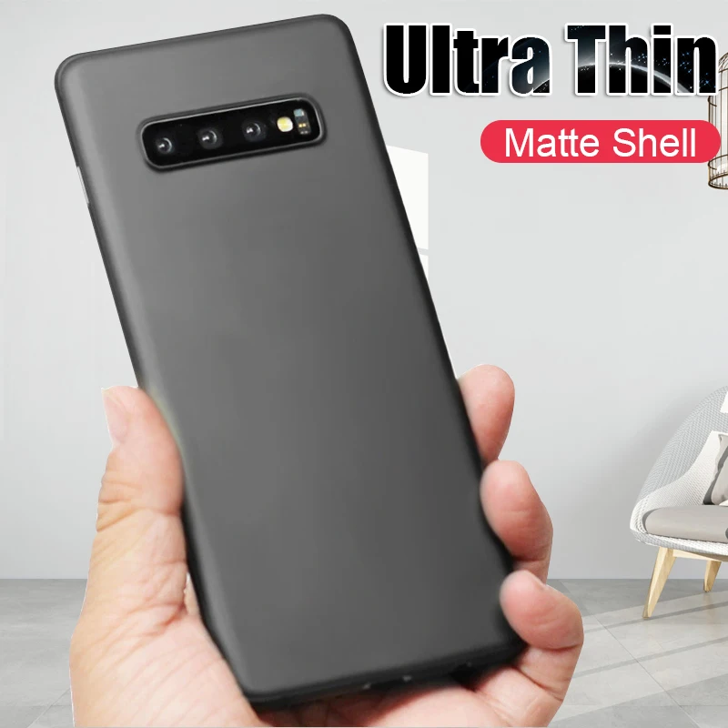 Противоударный матовый чехол для Samsung Galaxy S21 S20 10 S9 S8 Plus ультрасиликоновый