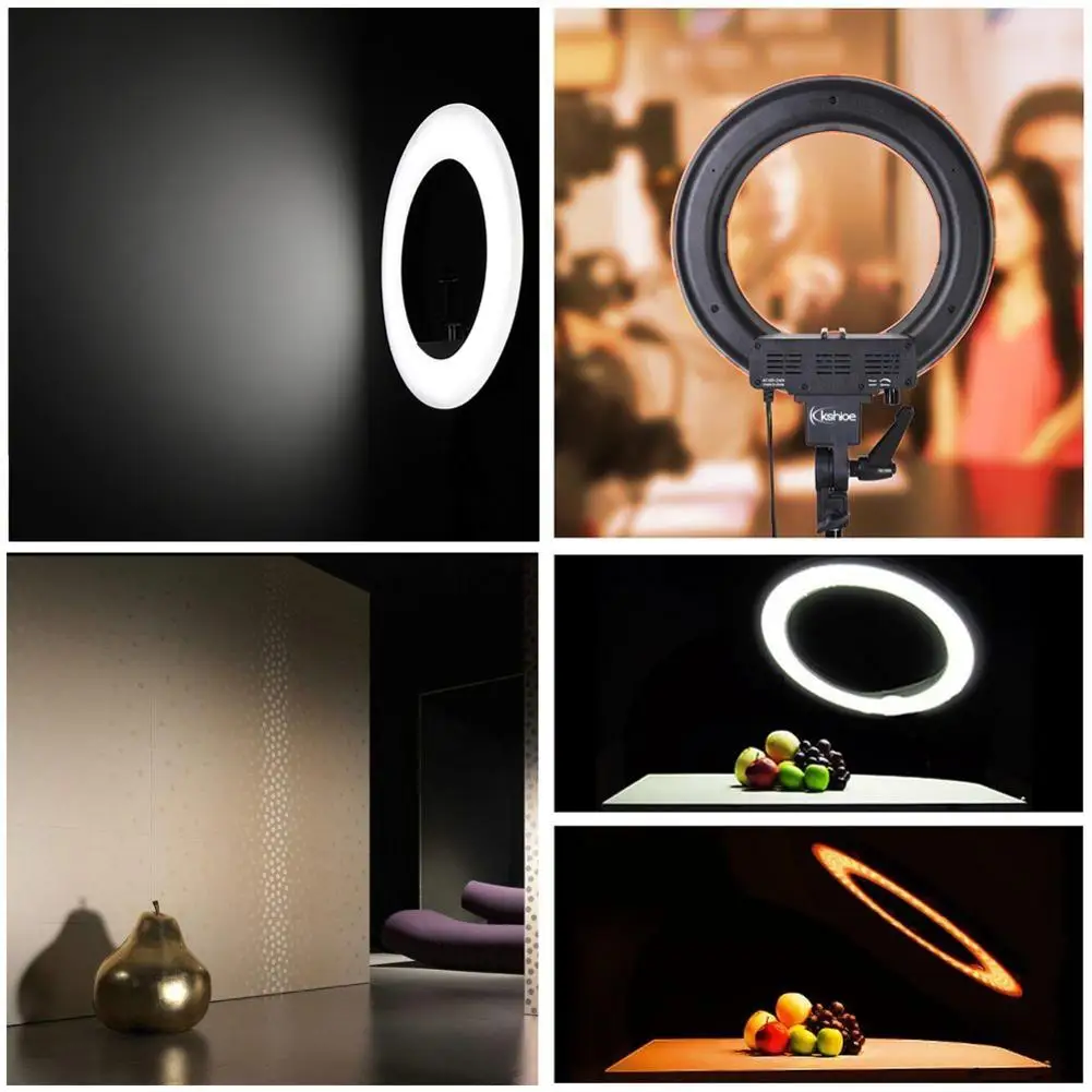 18 &quotсветодиодные кольцевые светильники с подставкой для штатива 2 цвета селфи на