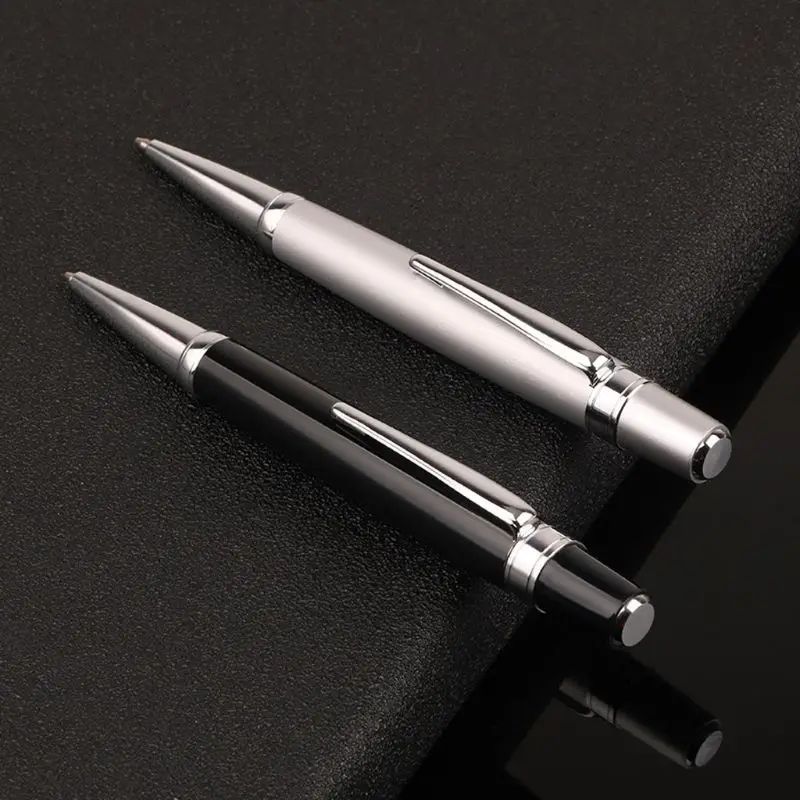 

2021 New Luxury Mini Metal Ballpoint Pen Roller 1.0mm Black Ink Business School Supplies