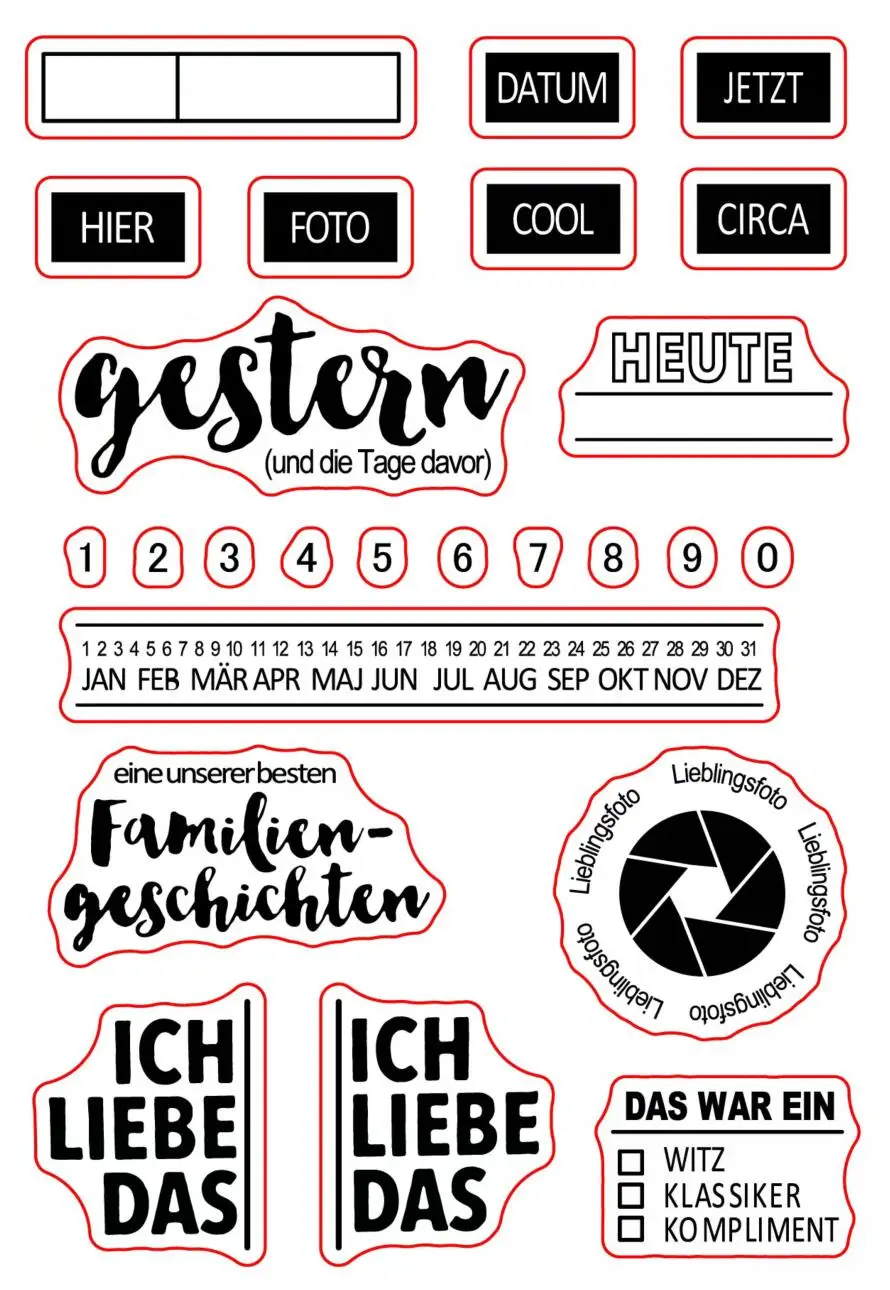 

German Transparent Clear Stamp for DIY scrapbooking/Card Making C578