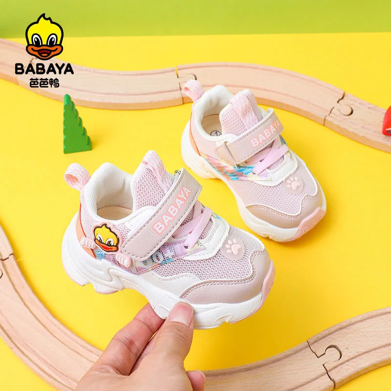 

Babaya Children's Sports Shoes Girls Casual Shoes 2021 Autumn New Boys Functional Shoes Kids Net Sneakers Baby Sheos