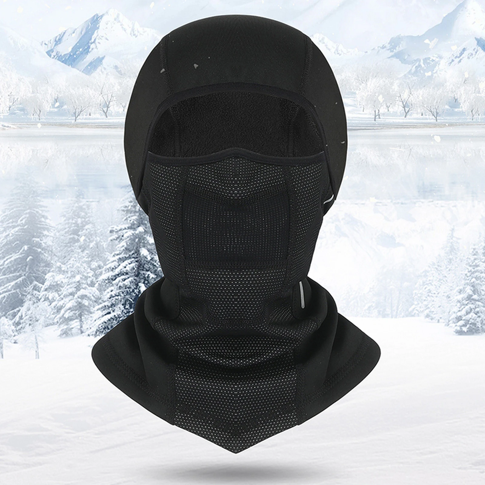 

Зимняя Флисовая Балаклава, черная маска на все лицо, обогреватель для шеи, термозащитное покрытие для головы, велосипедный капюшон, подклад...