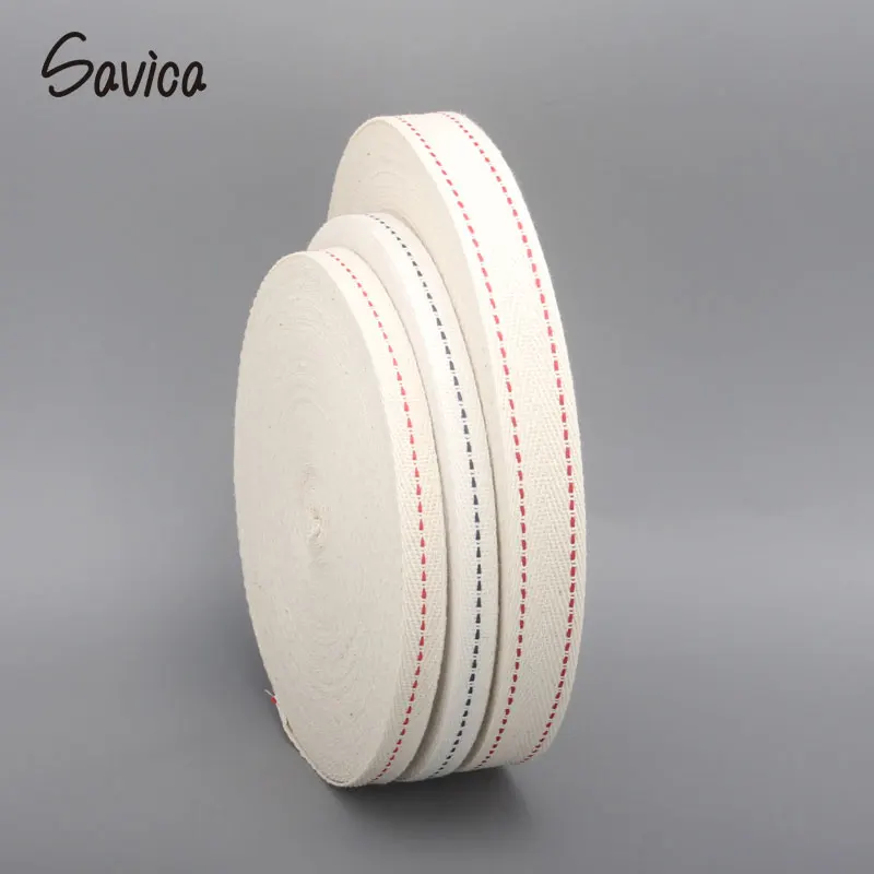 Savica 3m/lot Natural Woven Cotton Herringbone Tape Webbing Ribbons Sewing Belt For Garment Home Decor DIY Accessories LX493 | Дом и сад