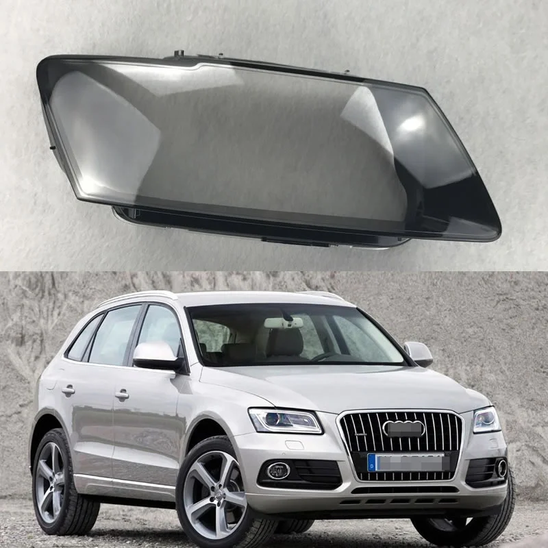 for 2013 2014 2015 2016 2017 Audi Q5 headlight housing Front headlight transparent glass cover Lamp housing surface