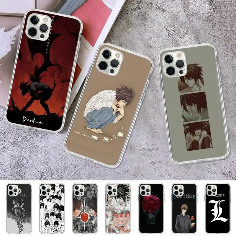 

Death Note Ryuk Phone Case for iPhone 11 12 13 mini pro XS MAX 8 7 6 6S Plus X 5S SE 2020 XR case