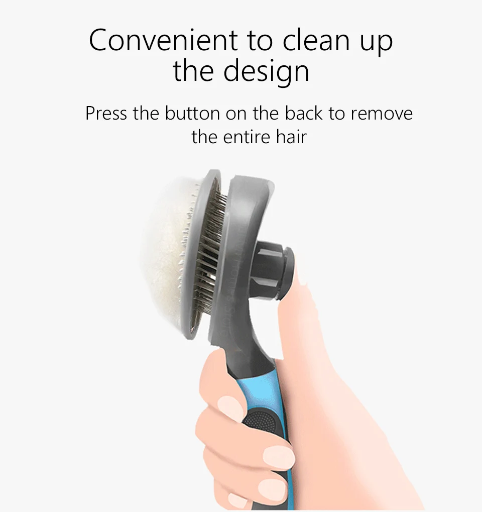Xiaomi Mijia Innovate Pet Cat Hair Removal Brush CombPet Grooming Tools Shedding Trimmer Comb for Cats 2 | Электроника