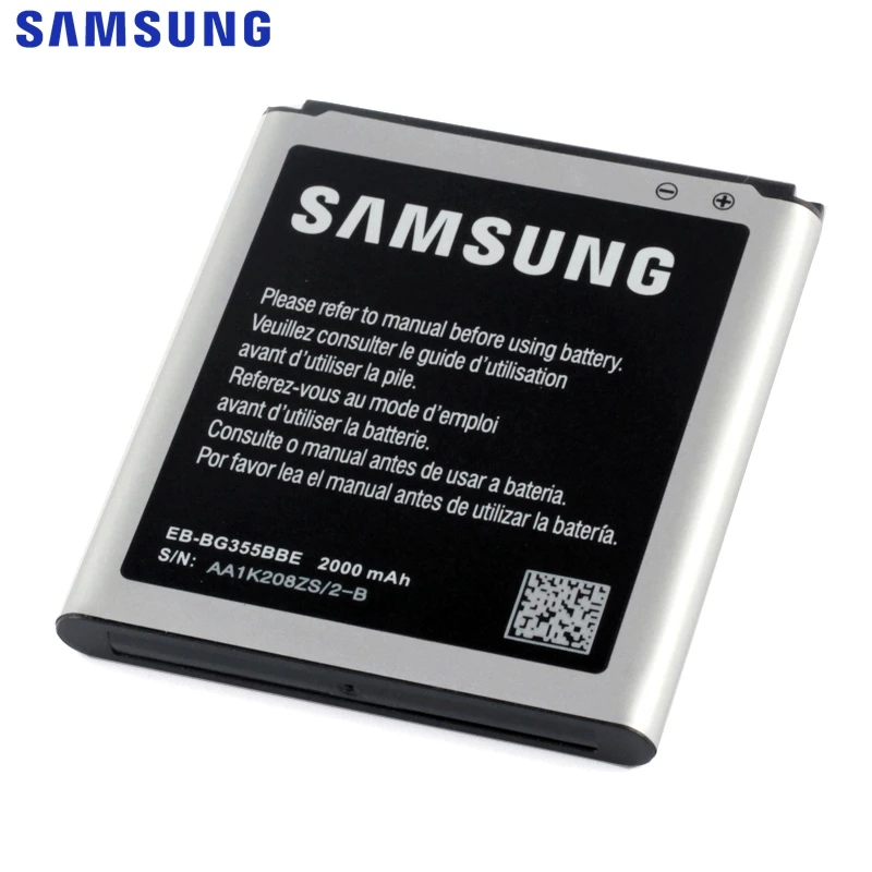 Оригинальный телефон Samsung GALAXY Core 2 G3556D G355H G3559 G355M аккумулятор 2000 мАч | Мобильные