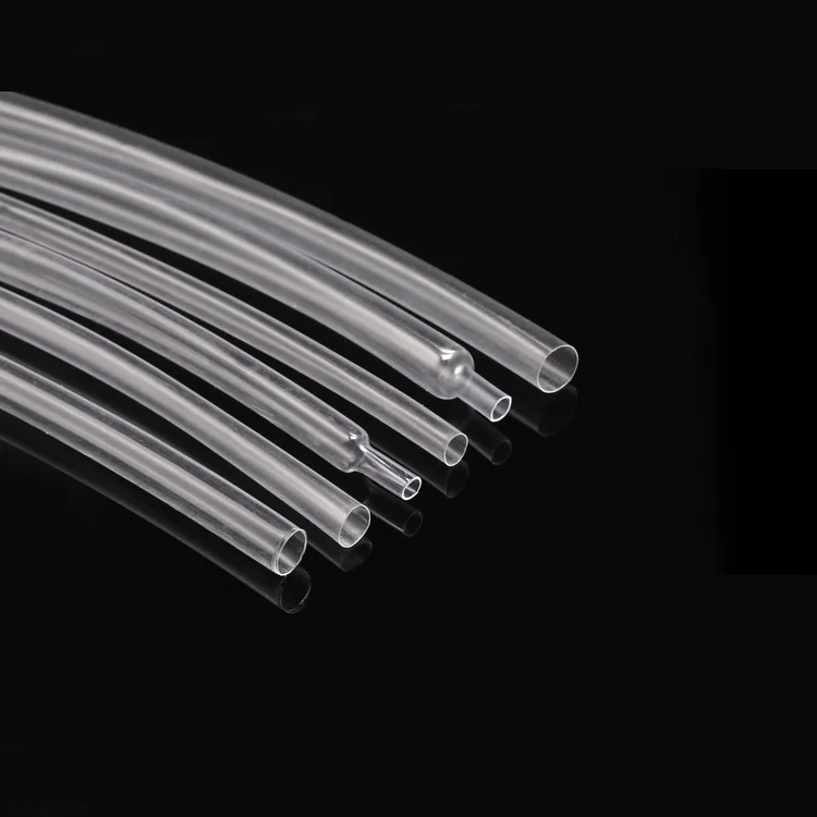 

Diameter 0.8mm ~ 15mm Super Thin Wall Flexible Earphone Line Heat Shrinkage Tube Cover Professional Audio Wire Sleeve Wrap Clear