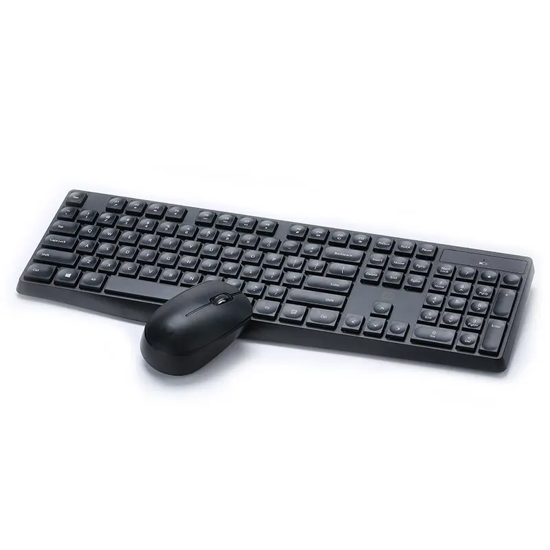 Hp CS10 Беспроводная клавиатура мышь комбо игровая офисная мышь и клавиатура набор черный и белый цвет CK104 ключи для компьютера дропшиппинг