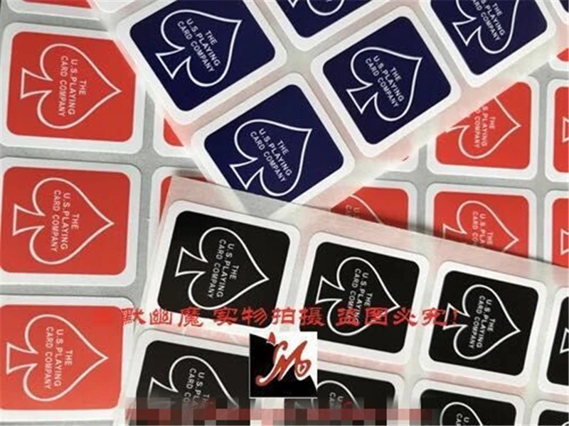 1 лист чехол с изображением игровой карты коробка палубное уплотнение наклейка