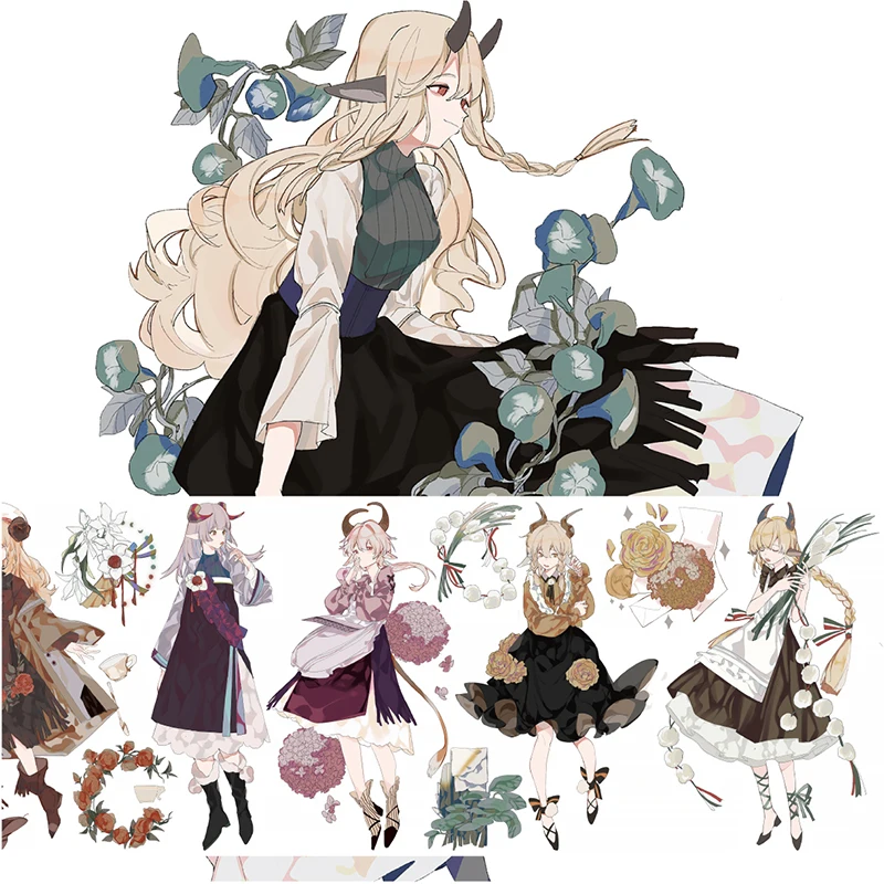 9 см * 3 м с любимыми персонажами из мультфильмов для девочек Специальные чернила