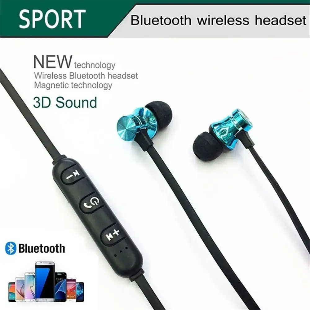 Спортивные магнитные Bluetooth наушники беспроводные наушники-вкладыши с микрофоном