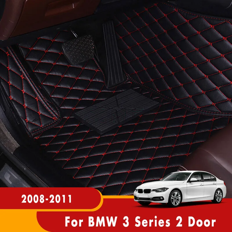 

Автомобильные коврики на заказ для BMW 3 серии 2 двери 2011 2010 2009 2008 аксессуары для интерьера автомобиля кожаный ковер коврик для стайлинга авто...