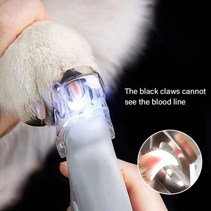 

Pet Nail Care Clipper Trimmer Grooming Tool For Pet Cat Dog With LED Light Heal Cutting Machine Scissors Cat Locks Pet LED Light