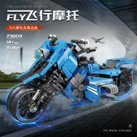 high tech mould king 23009 creative building toys the fly motorcycle model assemble blocks bricks birthday gifts boys chilren