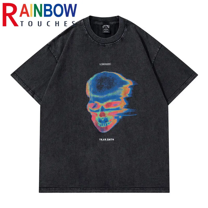 Rainbowtouches 2021 футболка с рукавом до локтя унисекс в стиле High Street винтажные граффити
