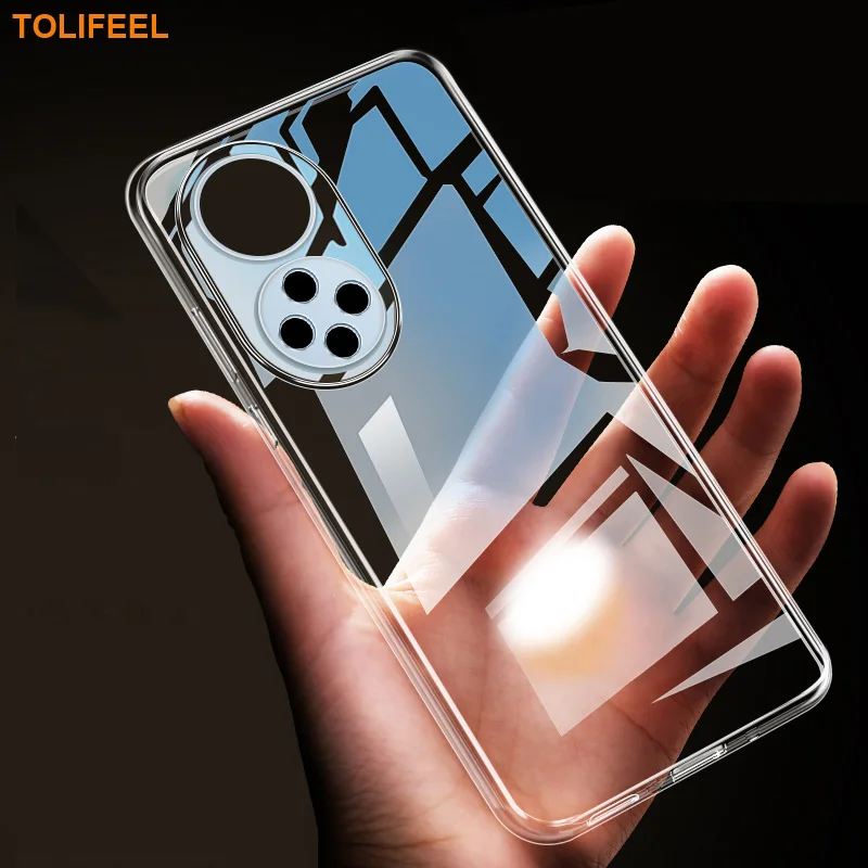

TOLIFEEL Case For Huawei Nova 9 Soft Silicone TPU Clear Fitted Bumper Cover For Huawei Nova 9 Pro SE Transparent Back Case