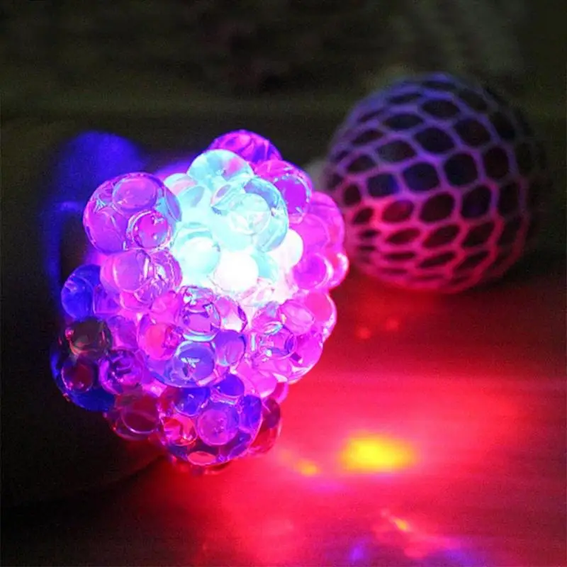 

Novelty Led Toys Luminous Spongy Rainbow Ball Toy Squeezable For Fun Relief Toy Stress Relief Squeeze Stress Ball Mood Toys P7B7