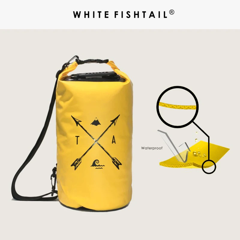 10/20L Outdoor Camouflage Waterproof Portable Rafting Diving Dry Bag Sack PVC Coated Swimming Bags River Trekking Dropshipping