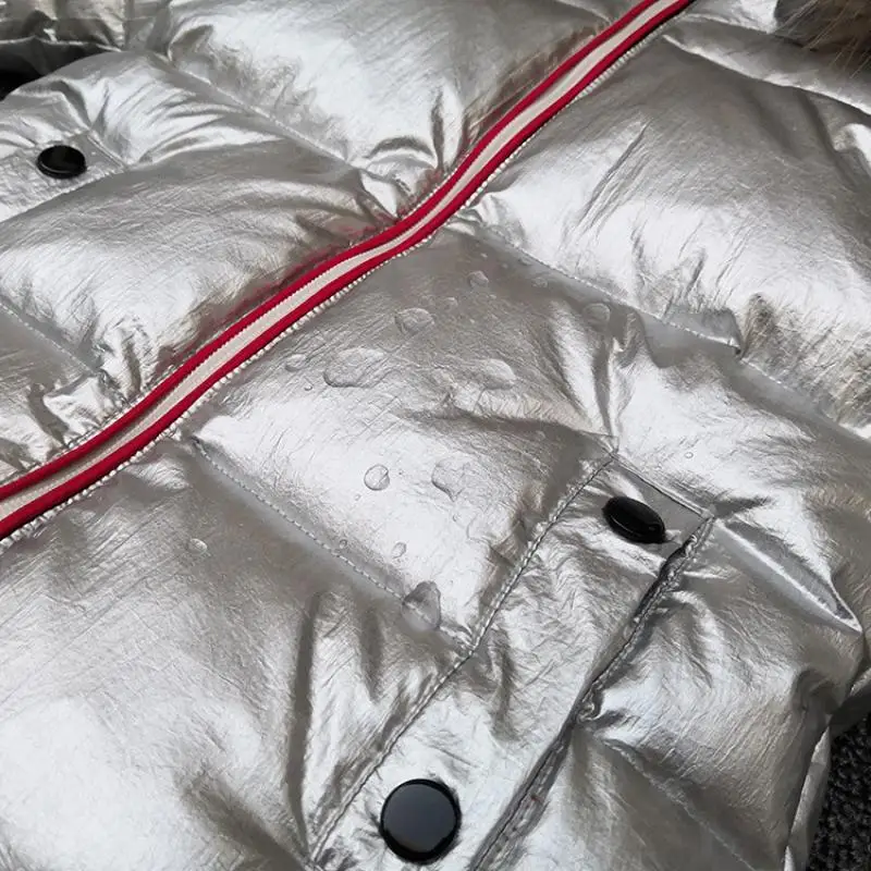 

2020 Russian Winter Ski Suit Kids Duck Down Jacket with Fur Thick Overall Pants Girls Boys Snow Wear Clothes Set Snowwear Parka